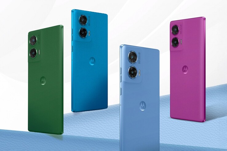 Il Moto G96 5G è disponibile nelle varianti di colore Greener Pastures, Cattleya Orchid, Ashleigh Blue e Dresden Blue (fonte: Motorola)