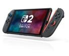 Unità portatile Nintendo Switch 2 con controller Joy-Con rosso e blu. (Fonte: Nintendo)