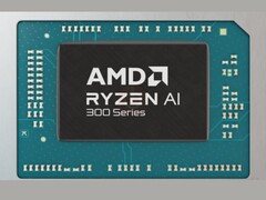 Uno scatto promozionale delle APU Ryzen AI serie 300 che sfoggiano un'iGPU Radeon 890M RDNA 3.5