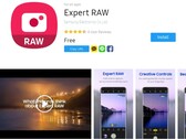 Pagina dell'app fotocamera Samsung Expert RAW nel marketplace Galaxy Store (Fonte: Own)