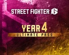 Immagine ufficiale del logo promozionale relativa al pacchetto “Ultimate Pass” del 4° anno di Street Fighter 6.