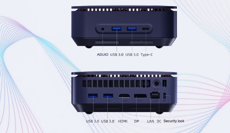 Porte esterne dell'Ace Magician TK11-A0 (Fonte: Minipc Union)