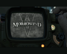 The Elder Scrolls: Morrowind in esecuzione sul Pip Boy di Fallout 4