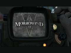 The Elder Scrolls: Morrowind in esecuzione sul Pip Boy di Fallout 4