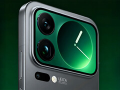 Sembra che Xiaomi stia rivisitando il concetto di schermo secondario del Mi 11 Ultra. Nella foto: Versione potenziata dall'AI della foto trapelata. (Fonte: Ice Universe) 