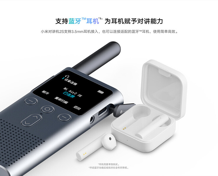 Lo Xiaomi Walkie Talkie 2S. (Fonte: Xiaomi)