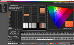 ColorChecker prima della calibrazione