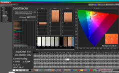 ColorChecker prima della calibrazione