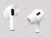 Gli AirPods Pro 2 sembrano una sottile revisione del modello attuale. (Fonte: 52audio)