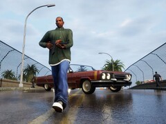 La grafica in realtà piuttosto decente della GTA Triology Definitive Edition è rovinata da bug, glitch e altri problemi tecnici (Immagine: Rockstar Games)