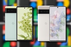 Il Google Pixel 6 e il Google Pixel 6 Pro hanno adottato un design completamente nuovo per la generazione 2021. (Fonte immagine: Google - modificato)