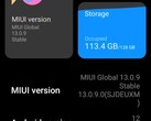 Dettagli della MIUI 13.0.9 su Xiaomi Mi 10T Pro (Fonte: Own)