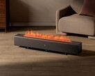 Lo Xiaomi Mijia Baseboard Heater Fire Edition utilizza un umidificatore integrato e LED per generare fiamme finte. (Fonte: Xiaomi)