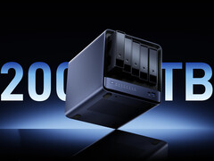 L’N5 Max-P495 potrebbe essere lanciato insieme all’MS-S1 Max-P495. Nella foto: un’immagine promozionale dell’N5 Max che ne evidenzia la capacità di archiviazione.