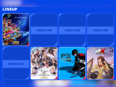 La lineup del Tokyo Game Show 2025 di SEGA con 4 segnaposto chiaramente visibili (fonte immagine: Sito web TGS di Sega Atlus)