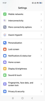 Dispositivo di prova Xiaomi 15S Pro