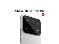 Rendering non ufficiale di Xiaomi 16 Pro Max che mostra due nuovi sensori della fotocamera e il marchio Leica. (Fonte immagine: Ace100xd)