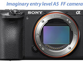 Un'ipotesi di design di Sony Alpha A5 (Image Source: sonyalpharumors)