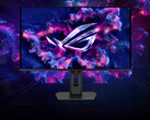 ROG Strix OLED XG27UQDMS dal davanti.