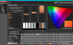 ColorChecker prima della calibrazione