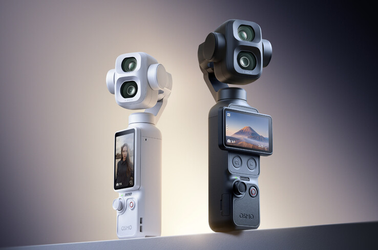 L'Osmo Pocket 4P nei due colori disponibili al momento del lancio.