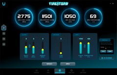 Utilità FireStorm - Impostazioni delle prestazioni