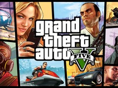 Schermata iniziale di GTA 5.