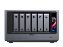 L&#039;iDX6011 Pro è un nuovo e potente NAS con funzioni AI e un display integrato (Fonte: Ugreen)