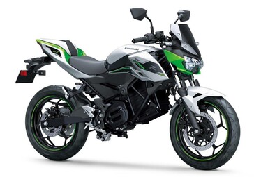 La Kawsaki Z e-1 è una nuova naked commuter elettrica dall'aspetto gradevole. (Fonte: Kawasaki)