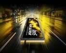 L'immagine mostra il Thor Ultra di Lexar, che è un SSD M.2 2280 PCIe Gen 5 con un adesivo giallastro sulla parte superiore