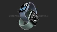  Apple Watch Series 8 potrebbe ricevere un display piatto, oltre ad altre modifiche al display. (Fonte: Jon Prosser &amp;amp; Ian Zelbo)