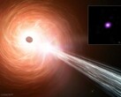 Un'immagine concettuale del buco nero (Fonte dell'immagine: diversi - vedi fonti)