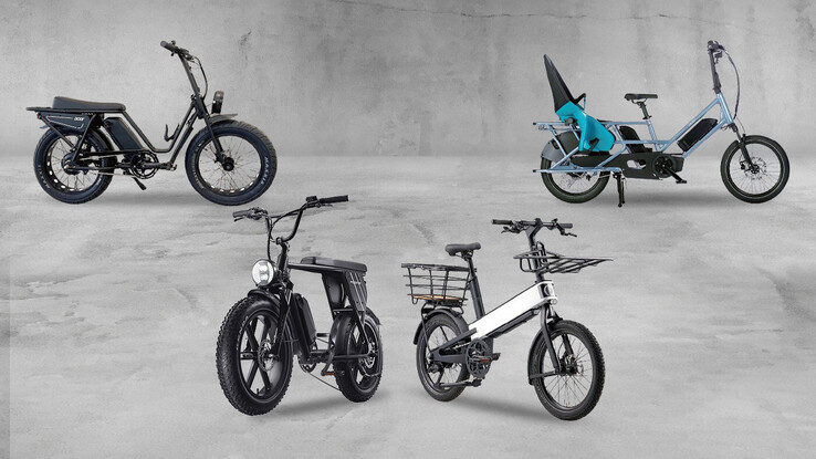 Acer ha presentato diverse nuove biciclette elettriche a EUROBIKE 2024, tra cui la ebii elite (in basso a destra). (Fonte: Acer)