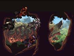 Un'immagine che mostra diversi personaggi in Chained Echoes.