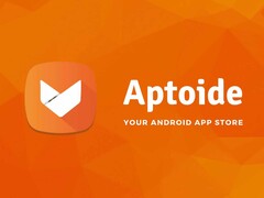 Il logo ufficiale e l’immagine coordinata dell’app store Aptoide per Android.