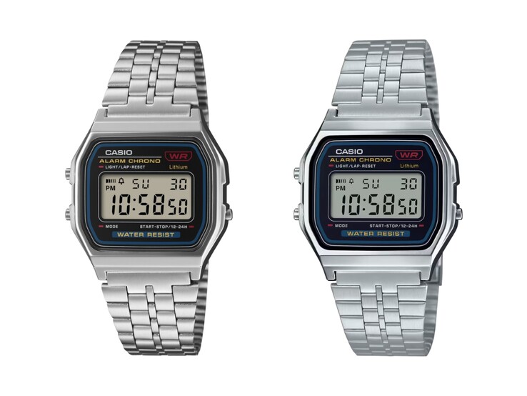 Gli orologi Casio Vintage A159WE-1 (a sinistra) e A159WA-N1 (a destra)