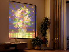 Govee Curtain Lights Pro visualizzata sulla finestra (Fonte: Govee PR)