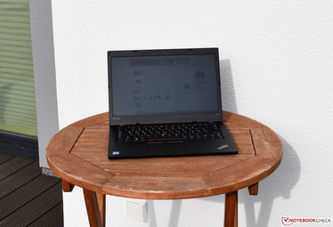 Lenovo ThinkPad L480 sotto la luce del sole