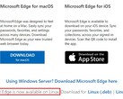 Microsoft Edge per Linux è ora disponibile su Microsoft.com per il download come prodotto finale (Fonte: Own)