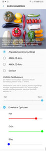 Settaggi ottimizzati per il display adattivo del Samsung Galaxy S9