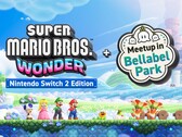 Banner per il pacchetto di aggiornamento Super Mario Bros. Wonder Switch 2 (Immagine: screenshot, Nintendo of America YouTube con modifiche)
