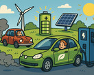 I motori a combustione stanno diventando obsoleti, mentre le nuove tecnologie delle batterie rivoluzionano la mobilità. (Fonte immagine: GPT-image-1)