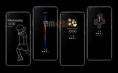 La serie OnePlus 8 ottiene un'altra di queste nuove opzioni AOD. (Fonte: OnePlus)