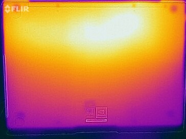 Mappa termica stress test (lato inferiore)