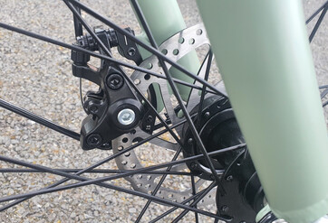 Freno a disco anteriore - Test della e-bike Touroll B2