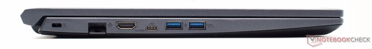 Slot Kensington Lock, Gigabit LAN, HDMI, USB 3.2 Gen 1 Type-C, 2x USB 3.2 Gen 1 Type-A