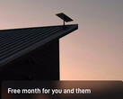 L'offerta gratuita del mese di riferimento di Starlink. (Fonte: SpaceX)