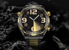 Hero 4 è uno smartwatch economico con un design in oro. (Immagine: Kallme)