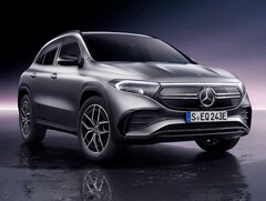 La Mercedes EQA 250+ ha una capacità di 71 kWh e offre quindi la batteria più grande di tutta la linea EQA di SUV compatti (Immagine: Mercedes-Benz)