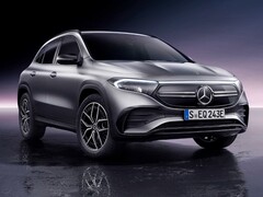 La Mercedes EQA 250+ ha una capacità di 71 kWh e offre quindi la batteria più grande di tutta la linea EQA di SUV compatti (Immagine: Mercedes-Benz)